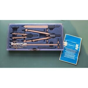 STAEDTLER Mars Superbow Compass Set Drafting Technical Drawing Tools